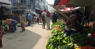 সপ্তাহের ব্যবধানে রাজশাহীর সবজির বাজারে খানিকটা স্বস্তি